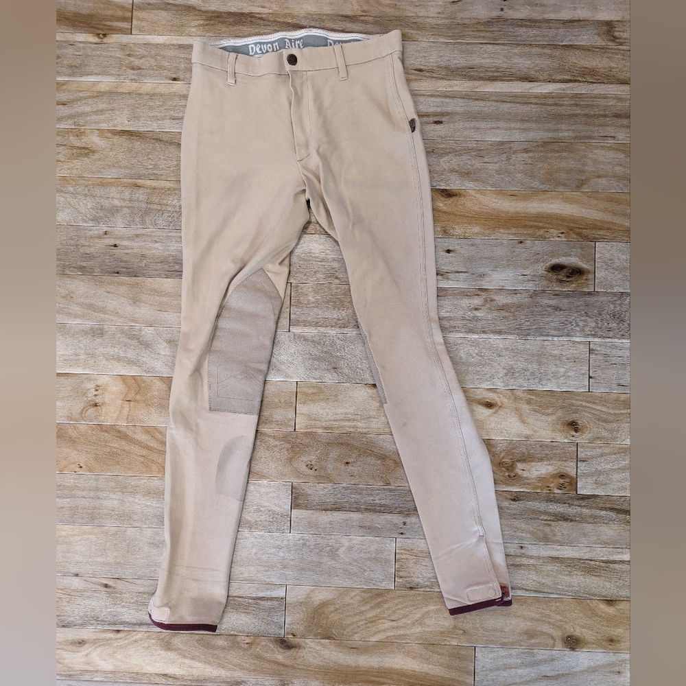 Devon Aire Women's Size 4 Tan Riding Tights